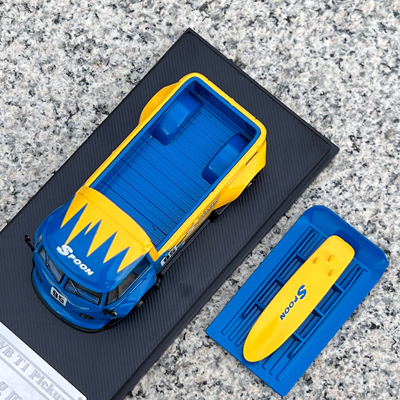LF 1:64 VW RWB T1 Pickup Diecast Toys Car Models Miniature Vehicle Hobby Collectible Gifts