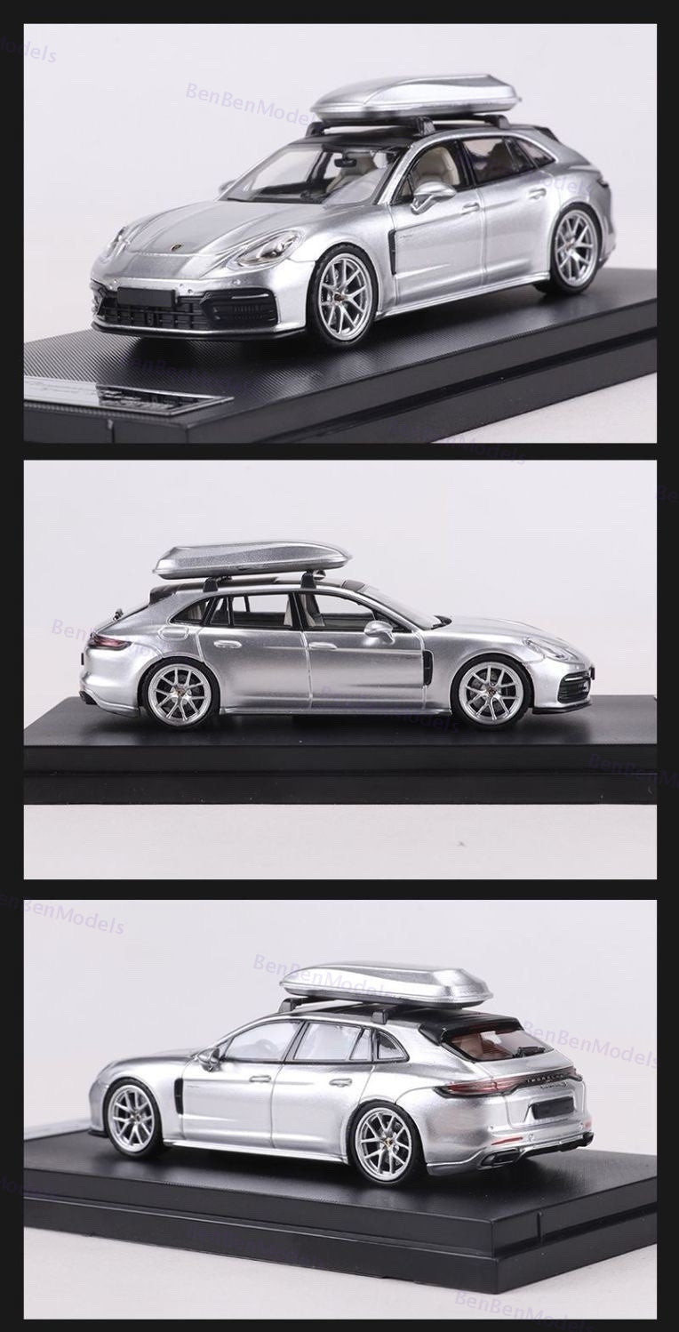 Rhino Model RM 1:64 Porsche Panamera Sport Turismo Diecast Car Model Collectible Gifts