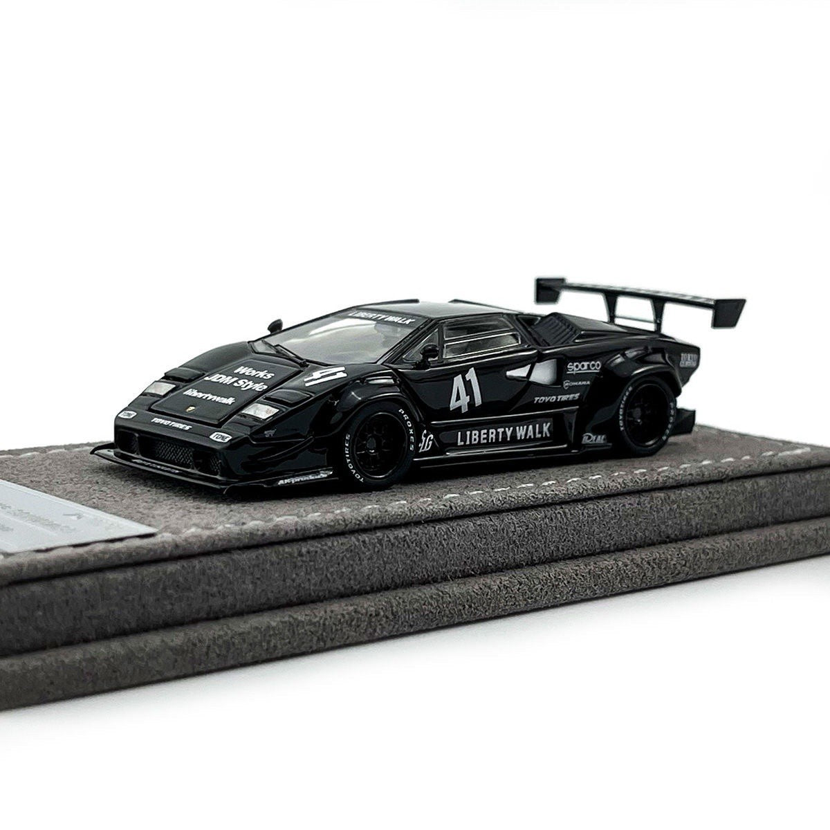 Topart 1:64 LBWK Countach #41 Diecast Alloy Collectible Model Car