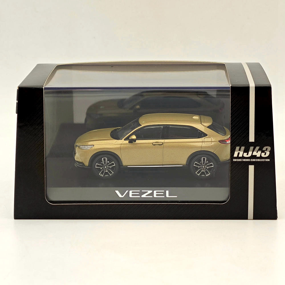 Modèle de voiture moulé sous pression japonais Honda VEZEL e:HEV Z sable kaki (P), modèle de voiture moulé sous pression, 1/43
