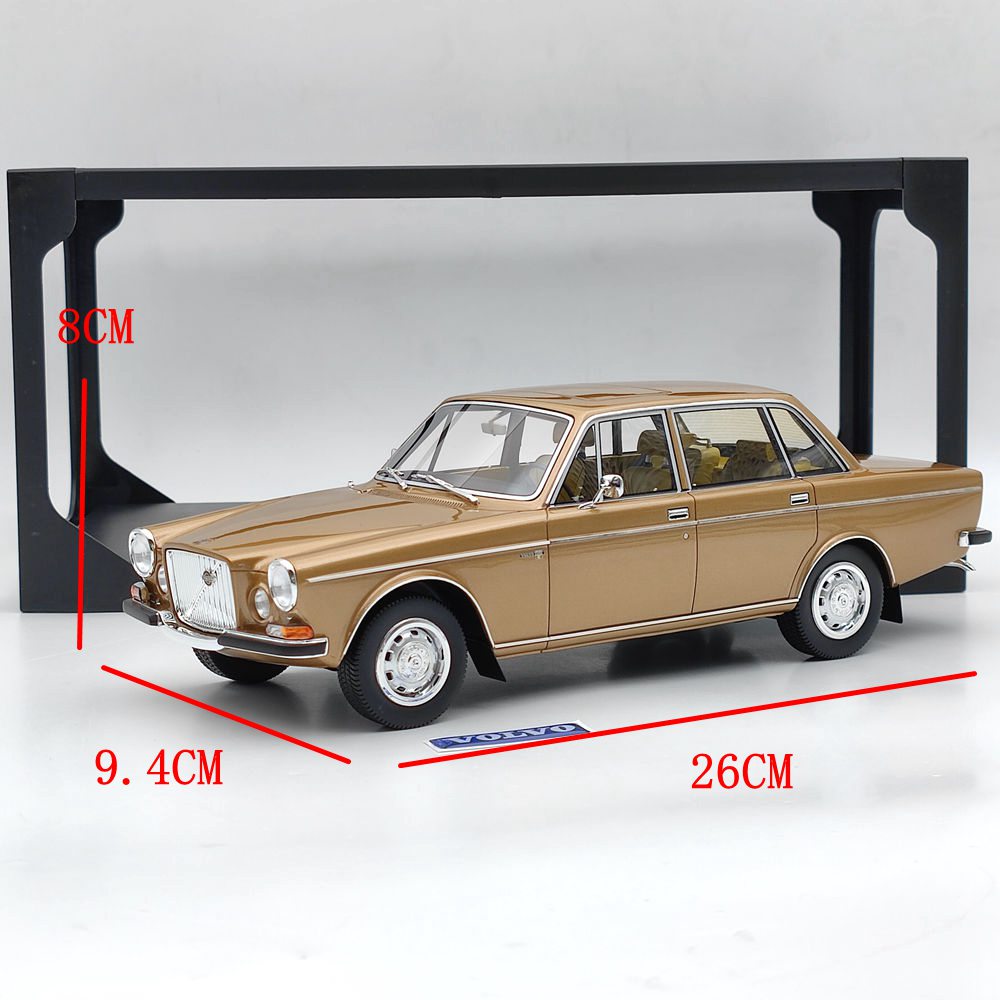 Objets de collection DNA 1/18 Volvo 164 E 1972 DNA000156 Modèle de voiture en résine Limited Gold Toys Gift