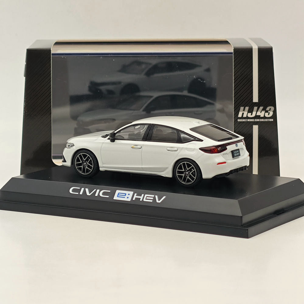 Hobby Japan 1/43 Honda CIVIC (FL4) e:HEV Platinum White(P) HJ433003W Diecast