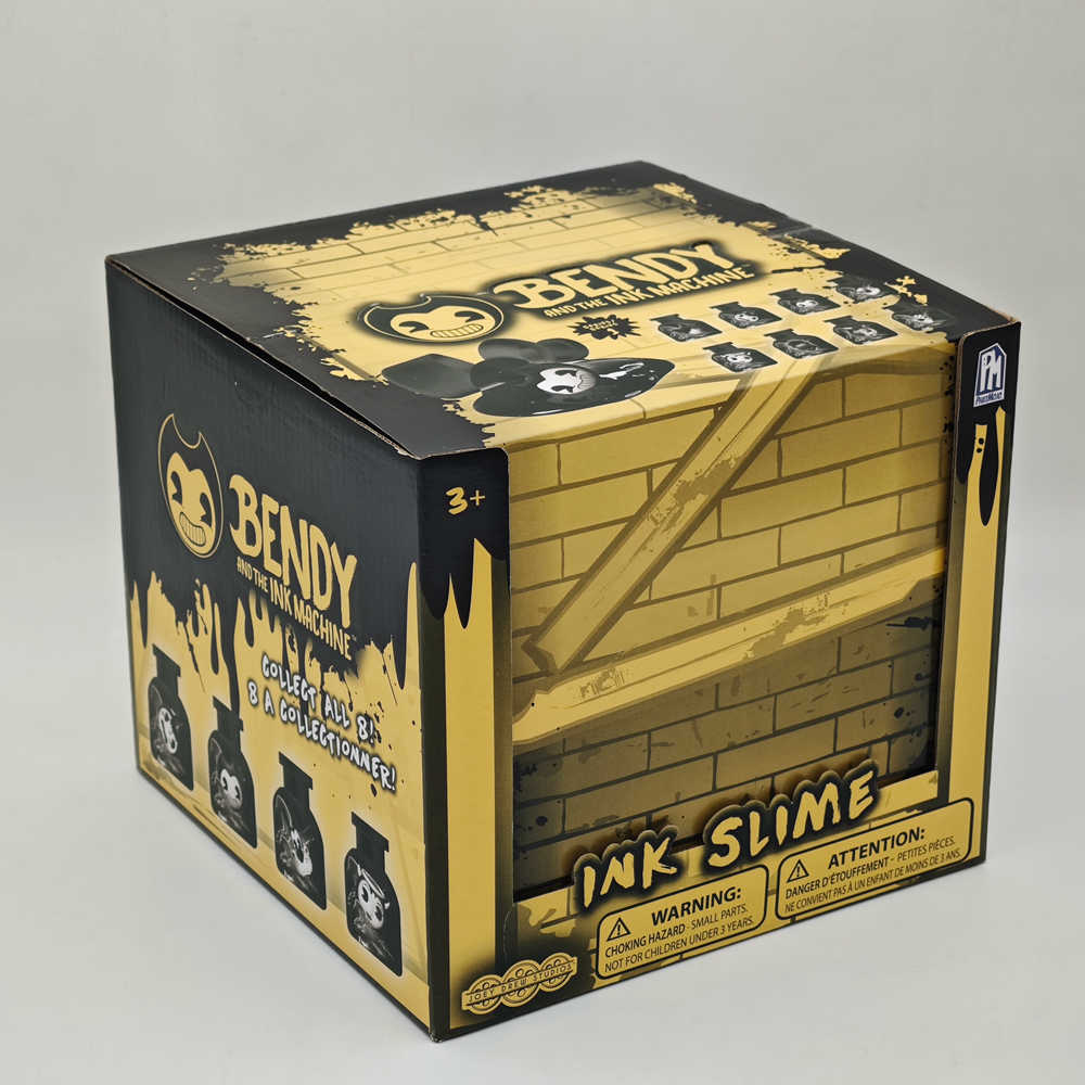 Bocal aveugle assorti de Bendy et de la machine à encre avec tête de figurine mystérieuse