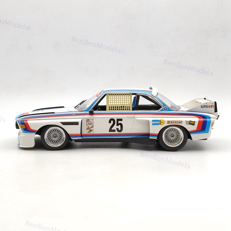 MINICHAMPS 1/18 Scale BMW 3.0 CSL #25 Xpand Rally Diecast Model Car Collection