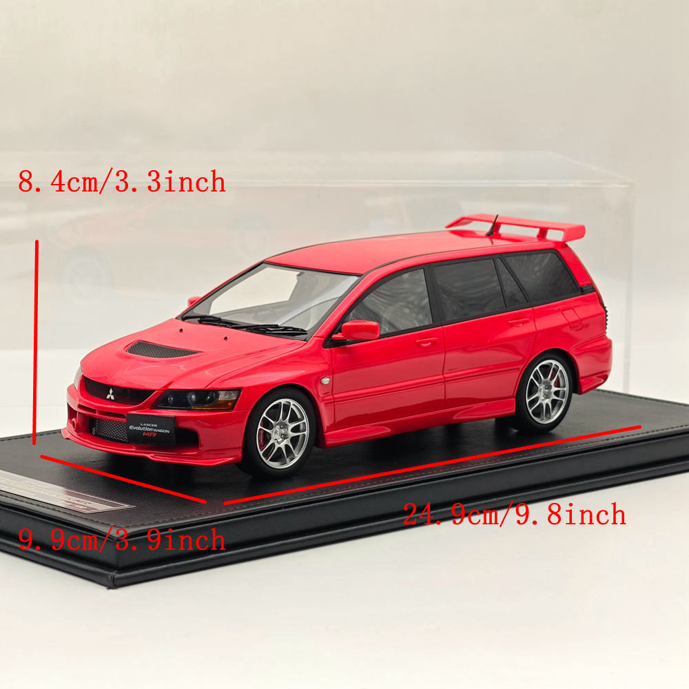 ENGUP 1:18 MITSUBISHI LANCER EVOLUTION IX WAGON MR Resin Model Car Limited Collection Auto Gift Red
