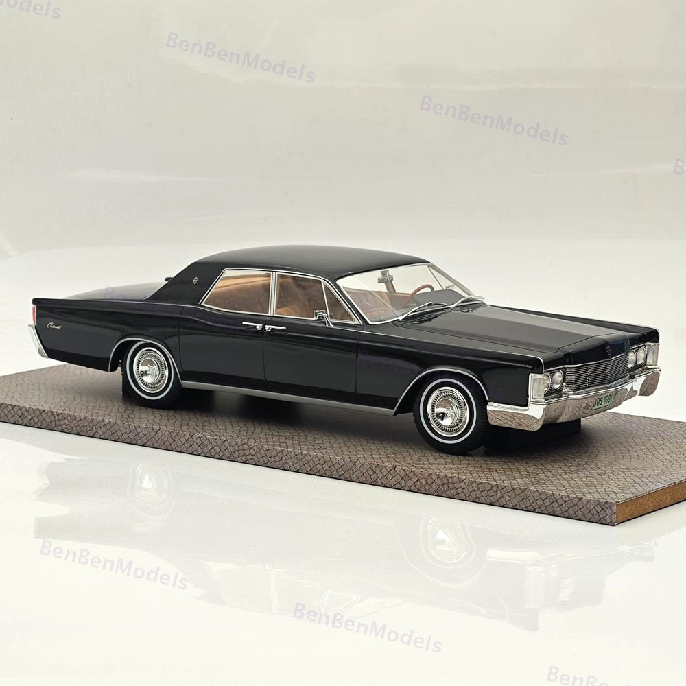 1/18 Lincoln Continental Sedan 1968 Resin Model Car Limited Collection Black