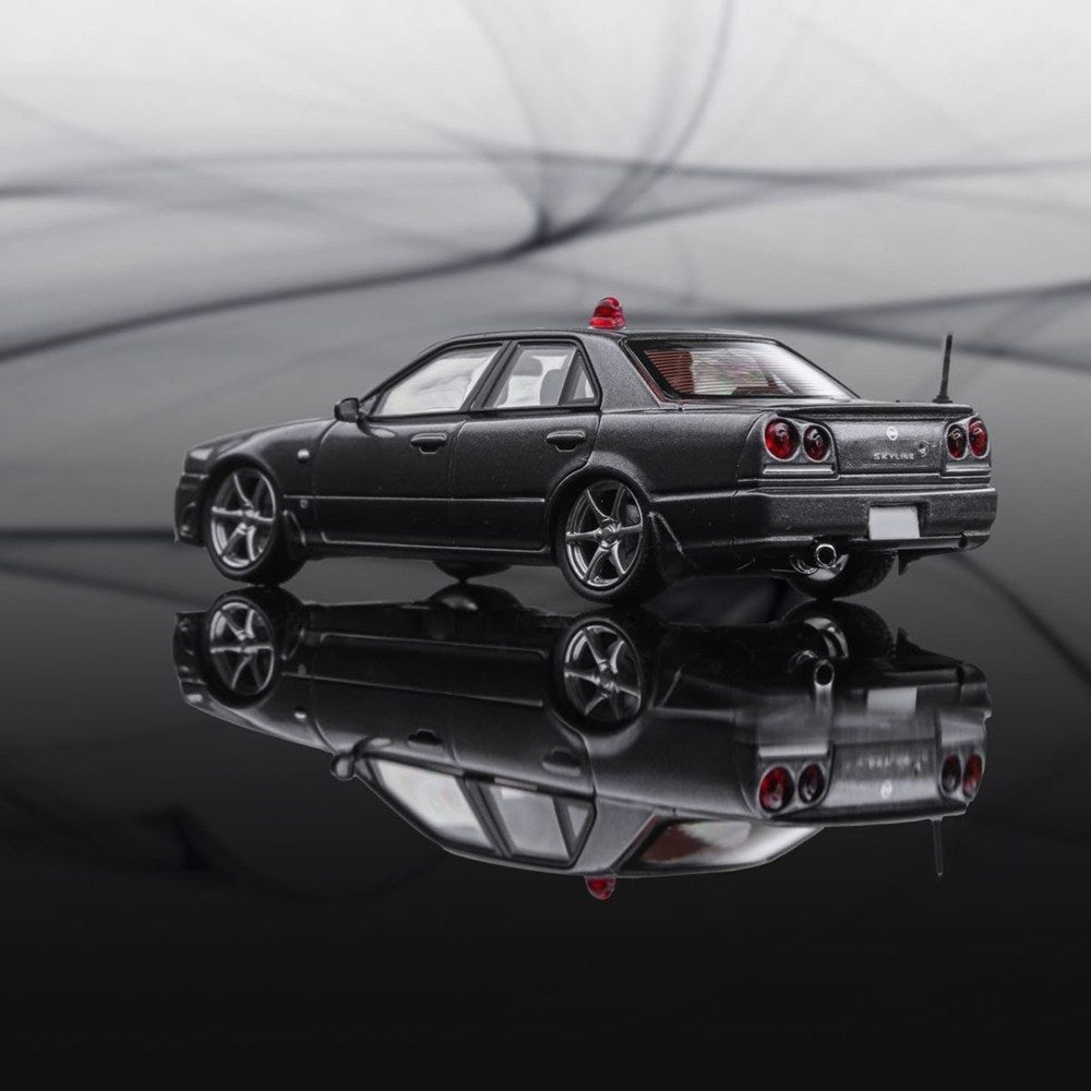 MORTAL 1:64 NISSAN SKYLINE URAS ER34 10th Japan Fire truck/police car Miniature Diecast Toys Car Models Hobby Collection Gifts