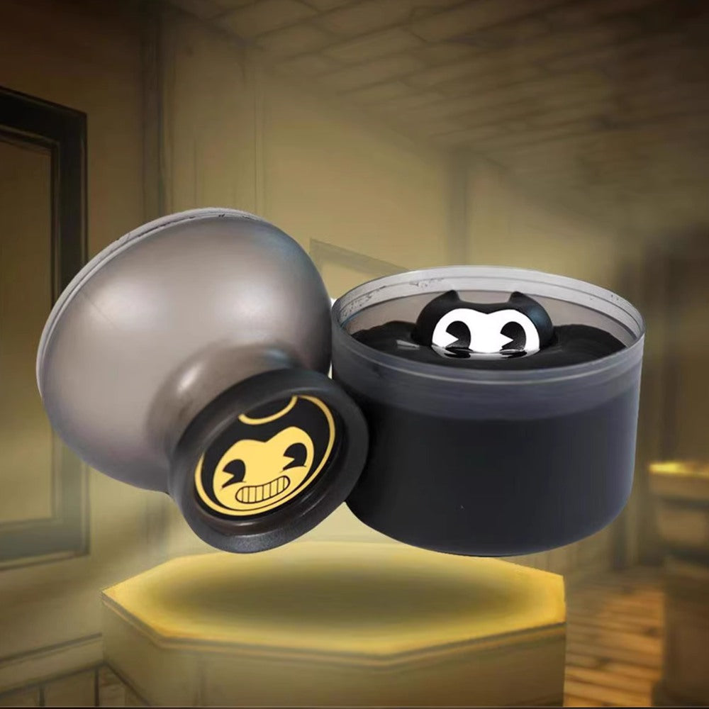 Bocal aveugle assorti de Bendy et de la machine à encre avec tête de figurine mystérieuse
