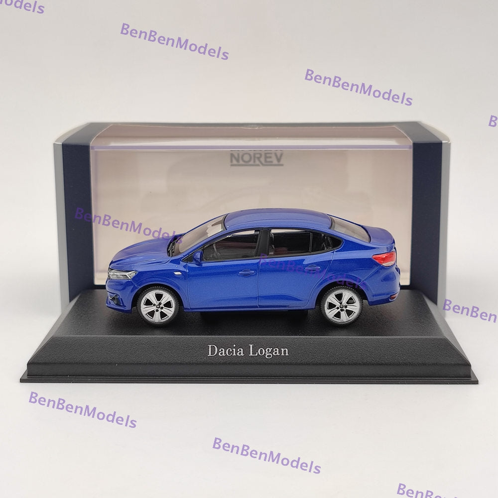 1/43 Norev Dacia Logan Iron Blue Diecast Model Cars Limited Collection 2021