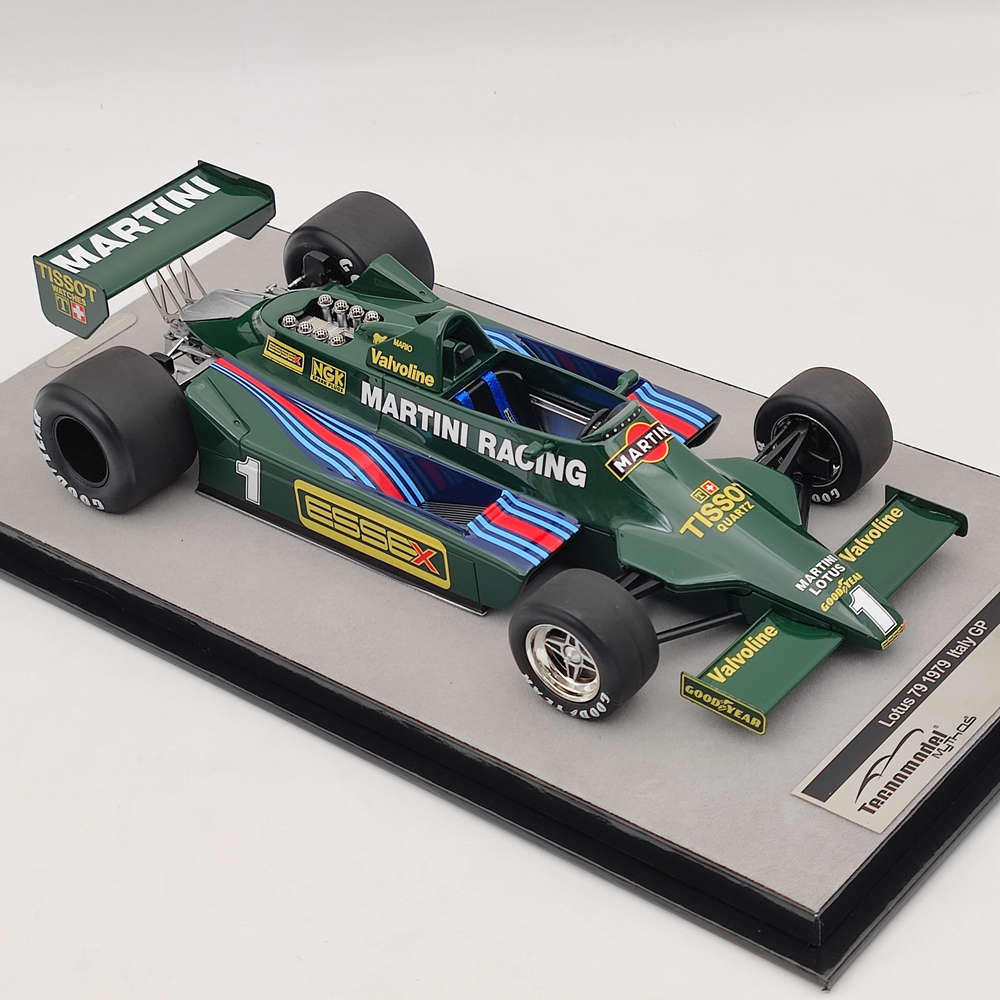 1/18 Tecno Mythos Series Lotus 79 1979 ltaly GP Car #1 TM18-287A Resin Model Car