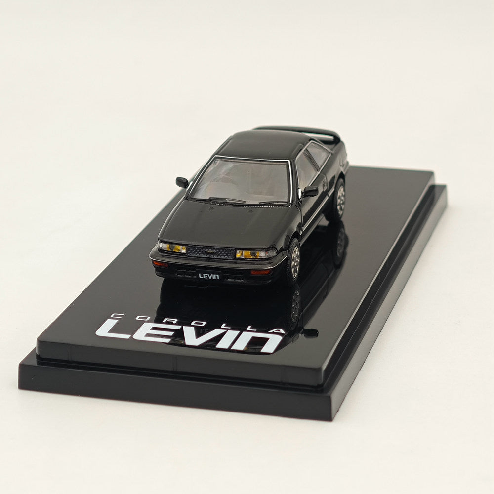 Hobby Japan 1/64 Toyota COROLLA LEVIN GT APEX AE92 Noir Métallisé HJ641059ABK Modèle de Voiture Moulé Sous Pression Collection Limitée