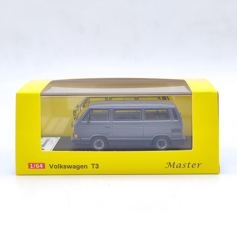 Master 1:64 Porsche B32 Joint name VW T3 Multivan 1985 Van Diecast Toys Car Models Miniature Vehicle Hobby Exquisite Gifts