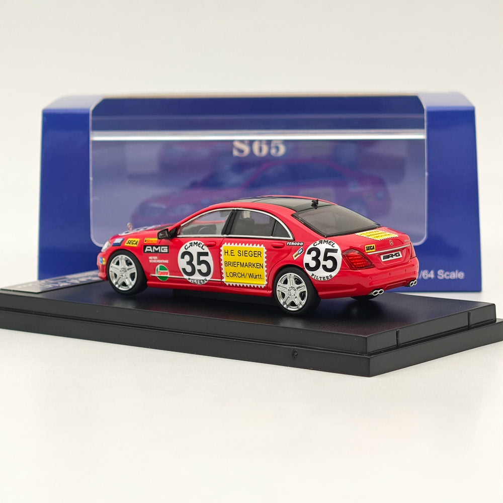 1/64 SW MERCEDES BENZ S-Class S65 W221 Red Pig #35 Diecast Model Car Limited