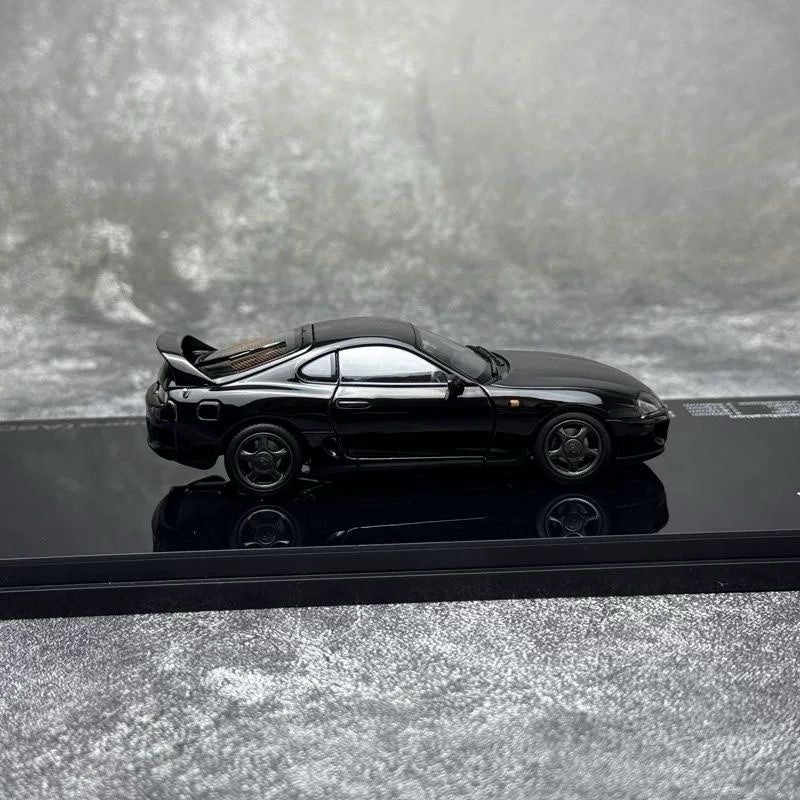 LCD 1:43 Toyota Supra A80 Alloy Fully Open Diecast Car Model Collectible Gifts