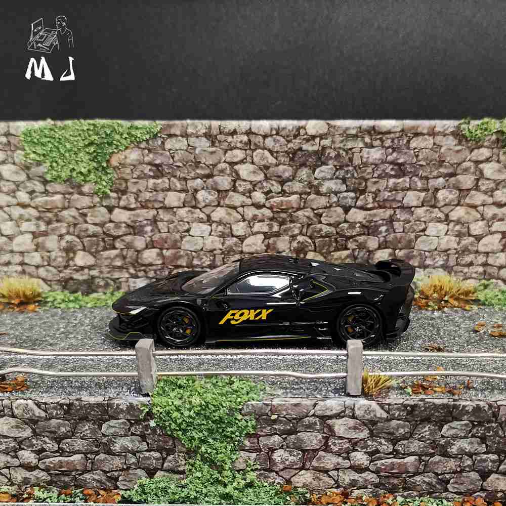 MJ 1/64 Ferrari Mansory F9XX Hardtop/Convertible Diecast Car Models Collection Gifts Limited Edition