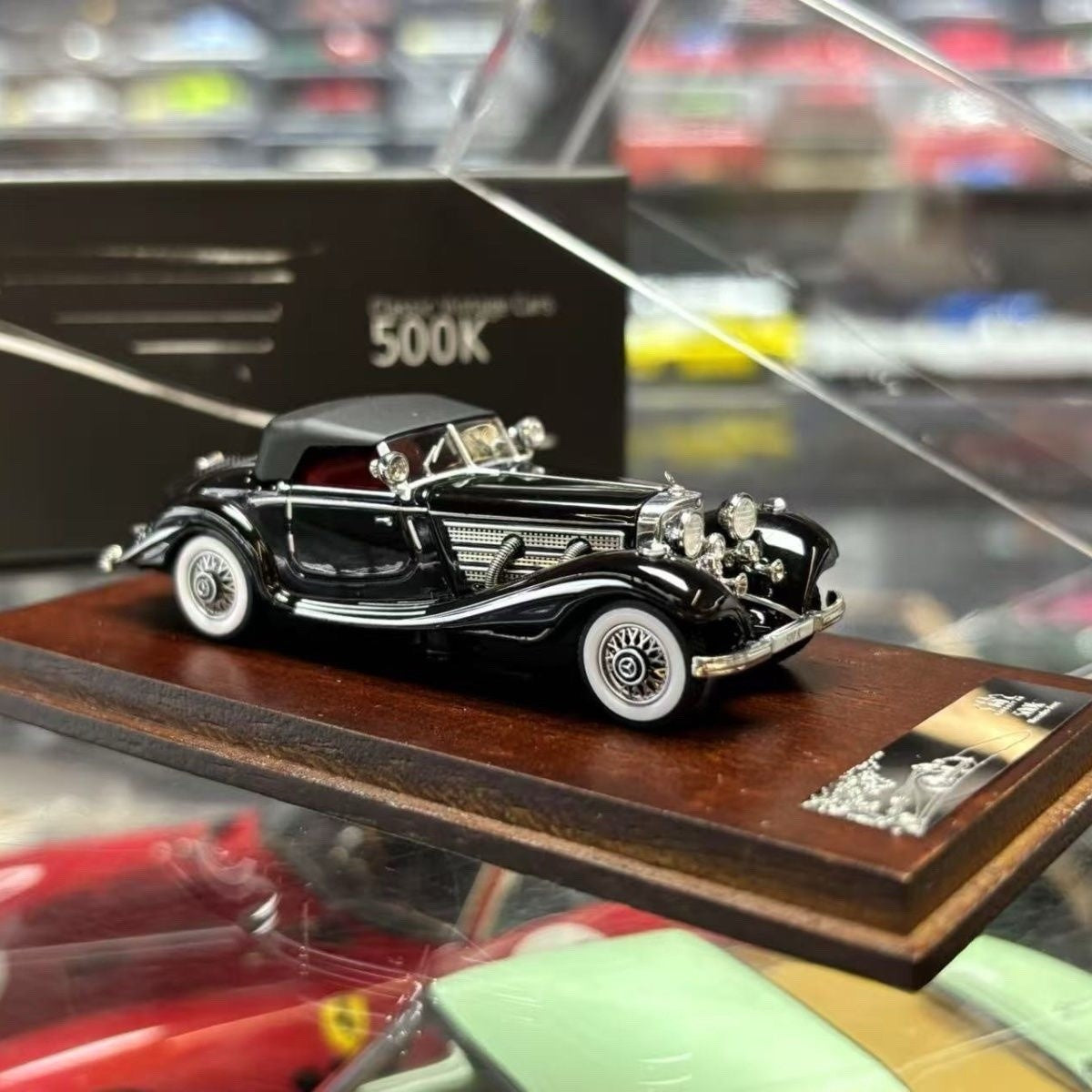 Liberty 1/64 Mercedes-Benz 500K Classic Vintage Diecast Toys Car Models Collectible Gifts