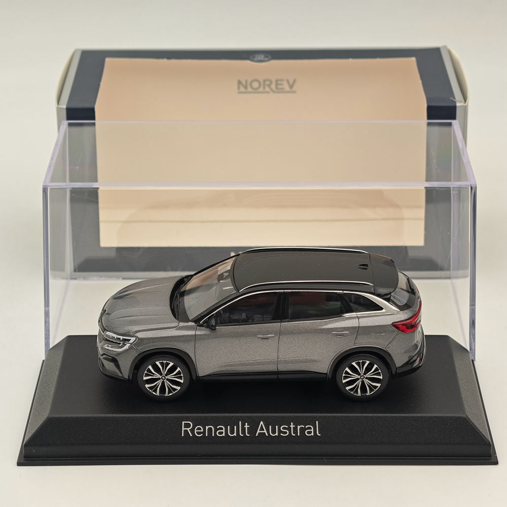 Modèle réduit de voiture moulée sous pression Norev Renault Austral 2022 grise, collection limitée, 1/43