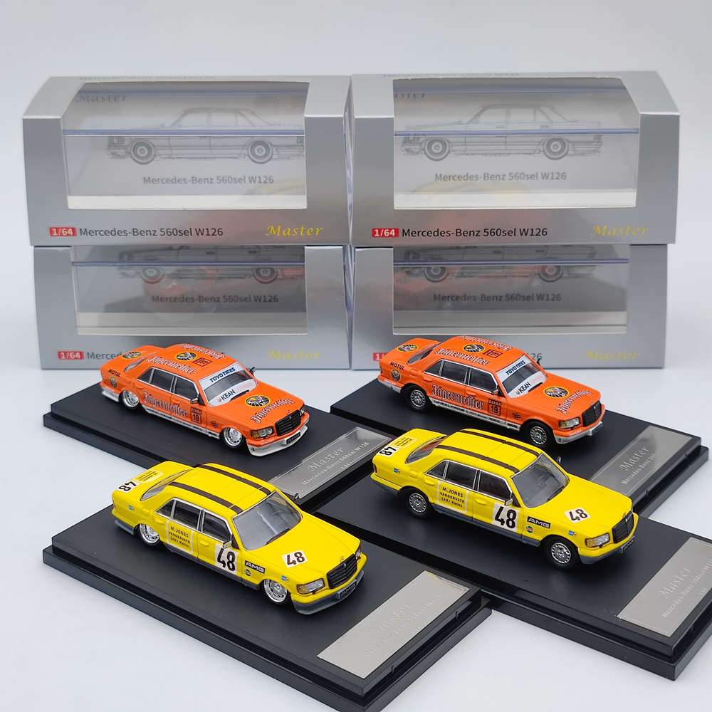 Master 1:64 Mercedes-Benz S560sel W126 6th Diecast Toys Car Models Collection Gifts Limited Edition