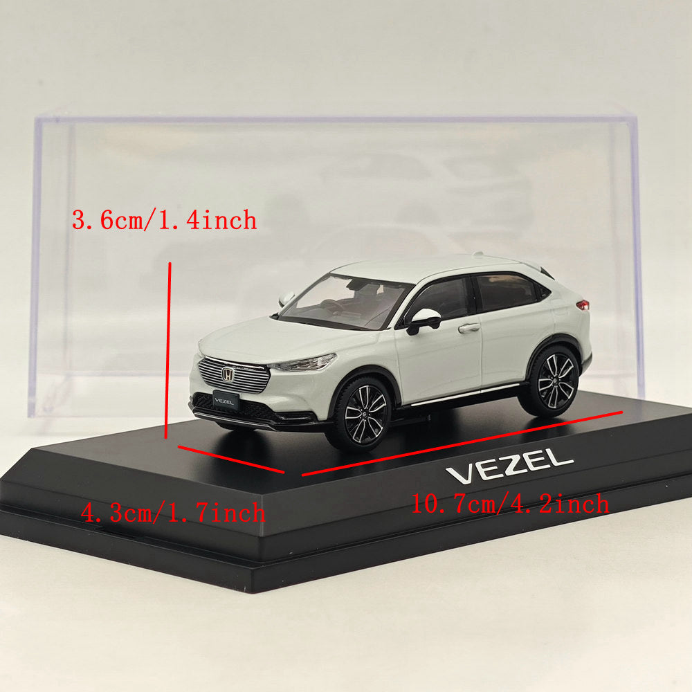 Hobby Japan 1/43 VEZEL e:HEV Z Premium Sunlight White (P) HJ432002SW Diecast Model Car Limited Collection