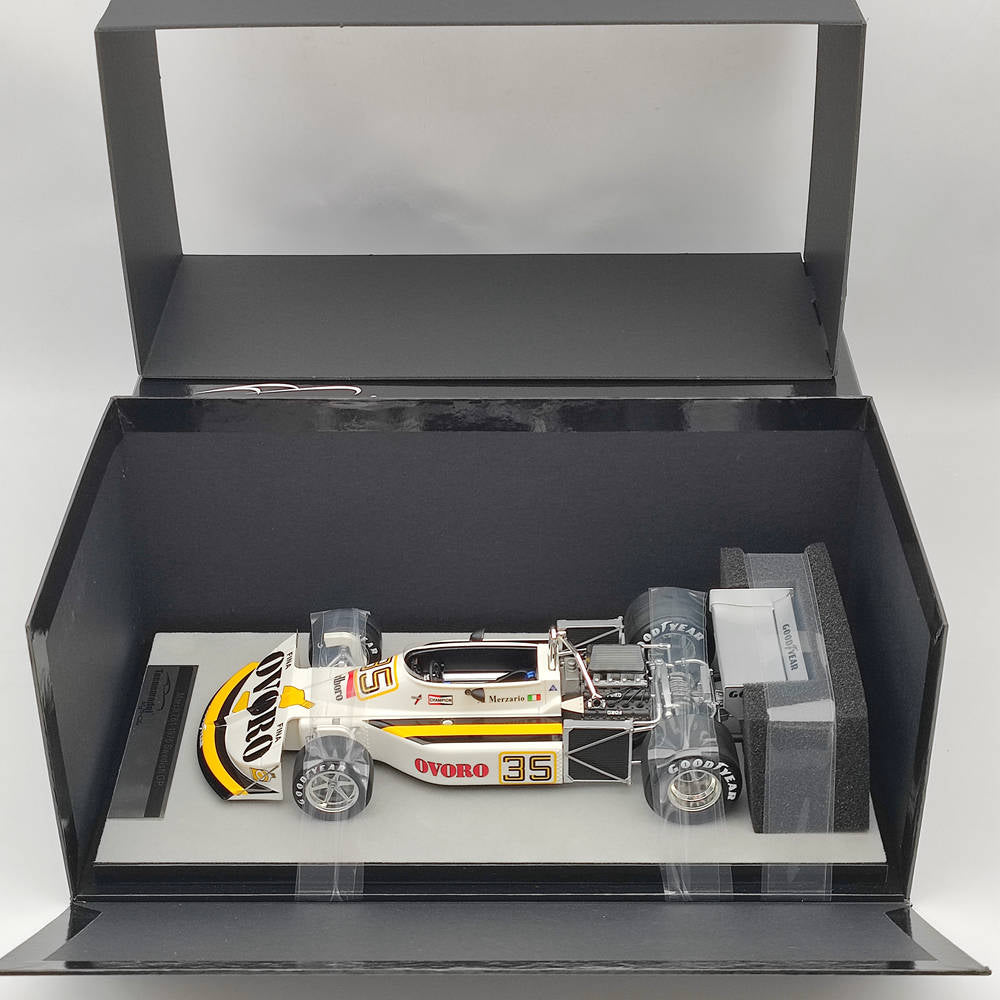 1/18 Tecno Mythos Series March Ford 761 OVORO #35 1976 Swedish GP TM18-222E Red Resin Model Cars Limited Collection