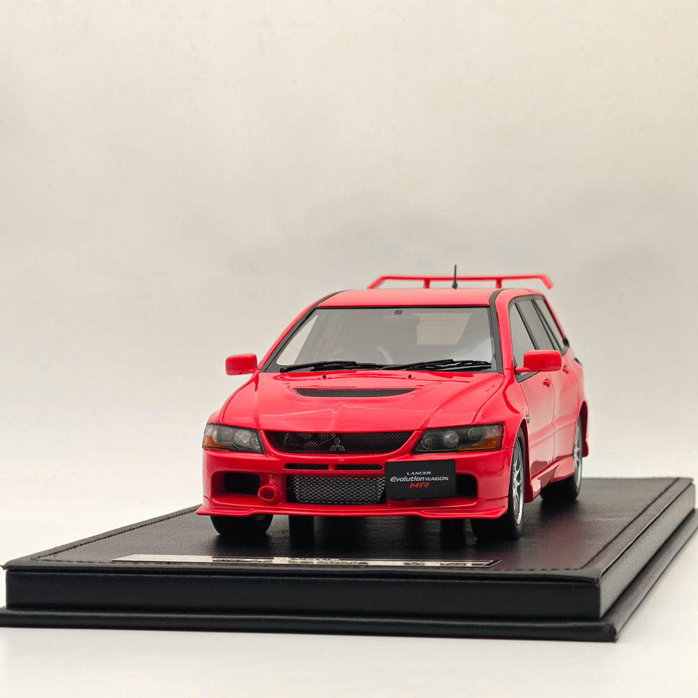 ENGUP 1:18 MITSUBISHI LANCER EVOLUTION IX WAGON MR Resin Model Car Limited Collection Auto Gift Red