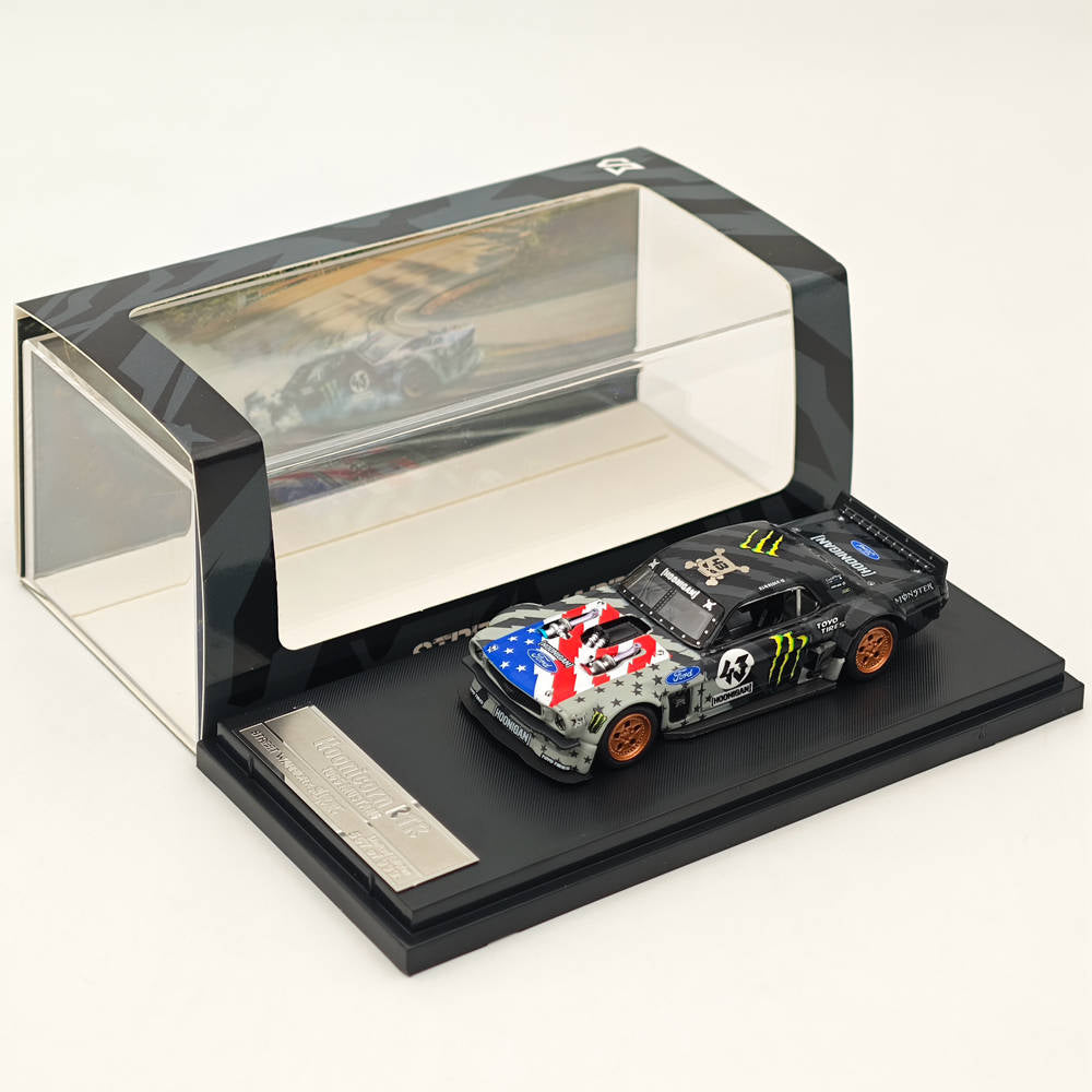Street Weapon 1:64 Ford Mustang 1965 Ken Block's Hoonicorn RTR V2 #43 Diecast Model Gifts Collection(Ships from the United States)