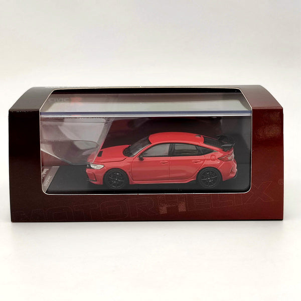 1/64 MOTORHELIX Honda Civic Type R (FL5) Rallye Red M85301 Diecast Models Car Toys Gift
