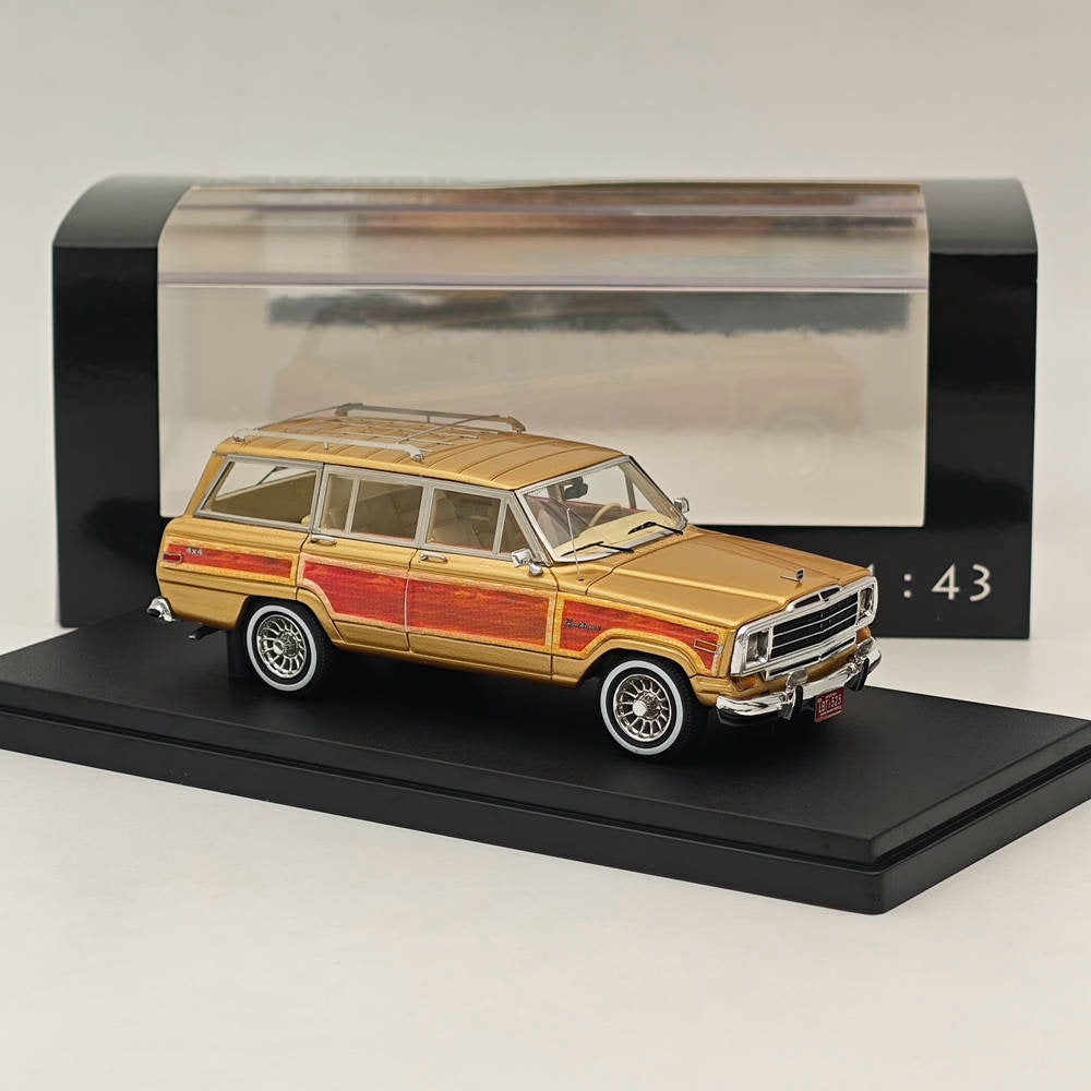 NEO 1/43 Jeep Grand Wagoneer Gold Resin Models Car Limited Colllection