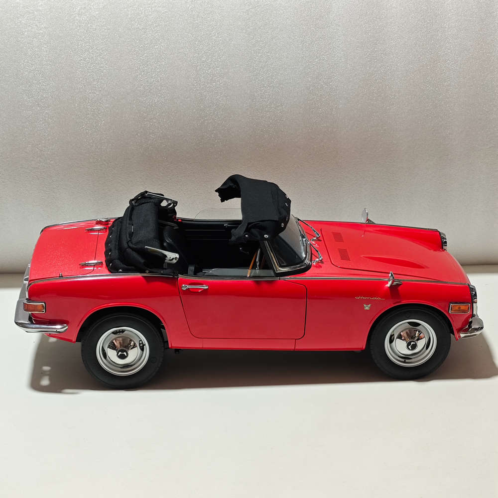 RARE 1/6 G & P HONDA S800M Cabriolet 1969 Modèle moulé sous pression édition son et lumière