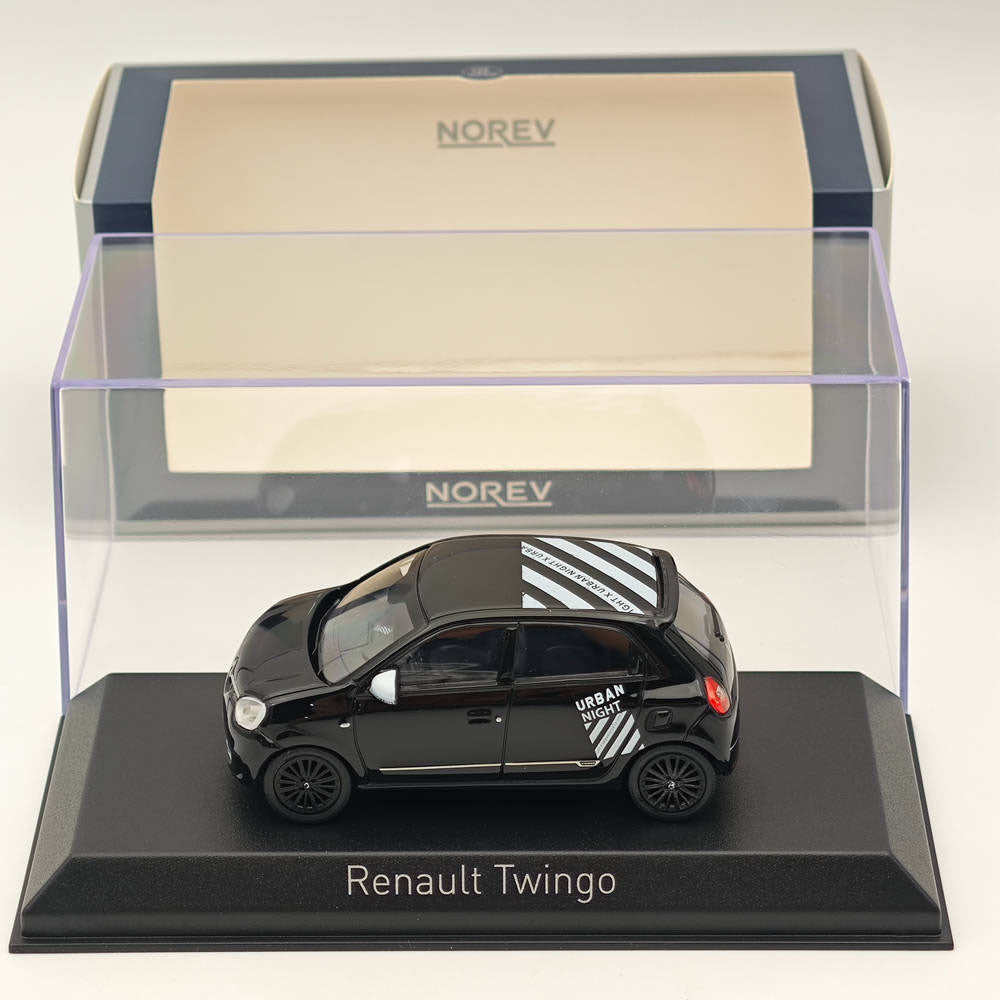 1/43 Norev Renault Twingo Urban Night 2021 Black Diecast Models Car  Collection