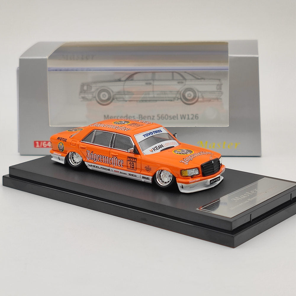 Master 1:64 Mercedes-Benz S560sel W126 6th Diecast Toys Car Models Collection Gifts Limited Edition