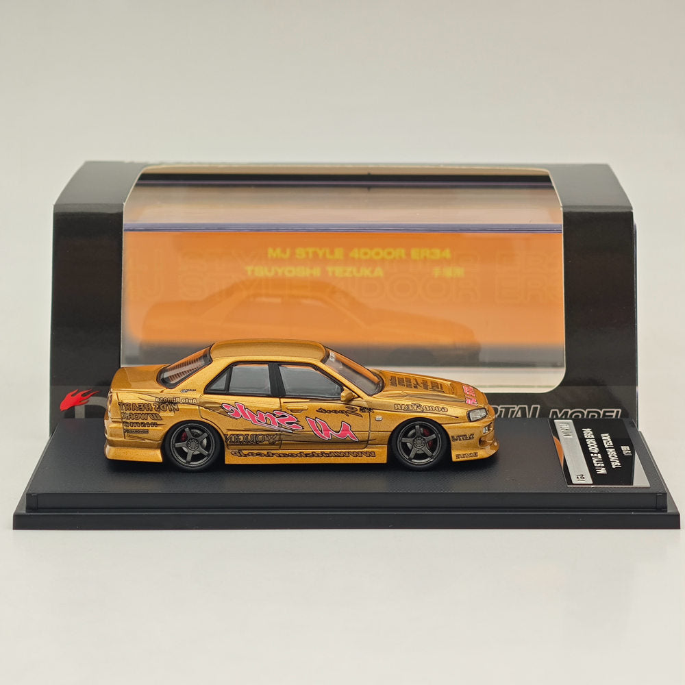 MORTAL 1:64 NISSAN BLITZ D1 SKYLINE ER34 URAS K5-660R MJ STYLE Drift Car Edition Miniature Diecast Toys Modèles de voitures Hobby Collection Cadeaux