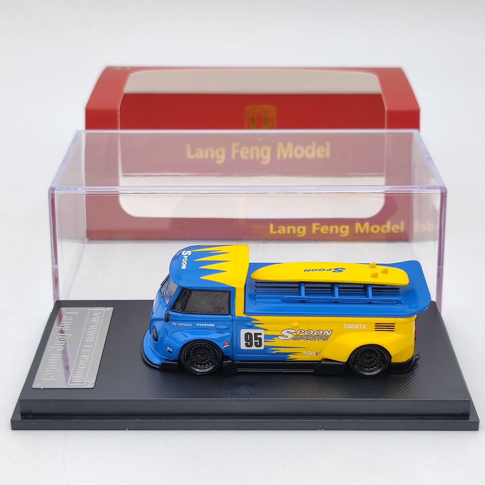 LF 1:64 VW RWB T1 Pickup Diecast Toys Car Models Miniature Vehicle Hobby Collectible Gifts