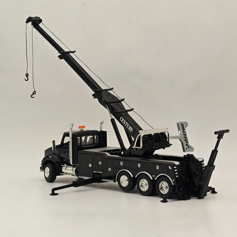 FIRST GEAR 1/50 Kenworth T880 with Century Model 1060 Rotator Wrecker Black 50-3464 DIECAST Model Truct Collection