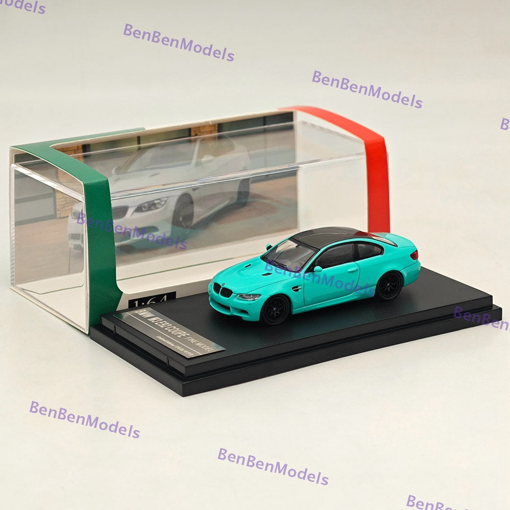 Modèle réduit BMW M3 E92 Coupé Verte, échelle 1/64, moulé sous pression, jouet de collection
