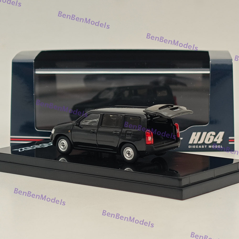 1/64 Hobby Japan Toyota PROBOX GL Black HJ644062BK Diecast Models Car Collection