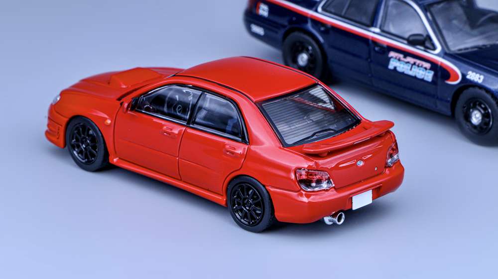 Rollin&Furuya 1:64 Subaru Sti+Ford CV Atlanta Police # 2883 Car Set Diecast Toys Car Models Miniature Hobby Collectible Gifts