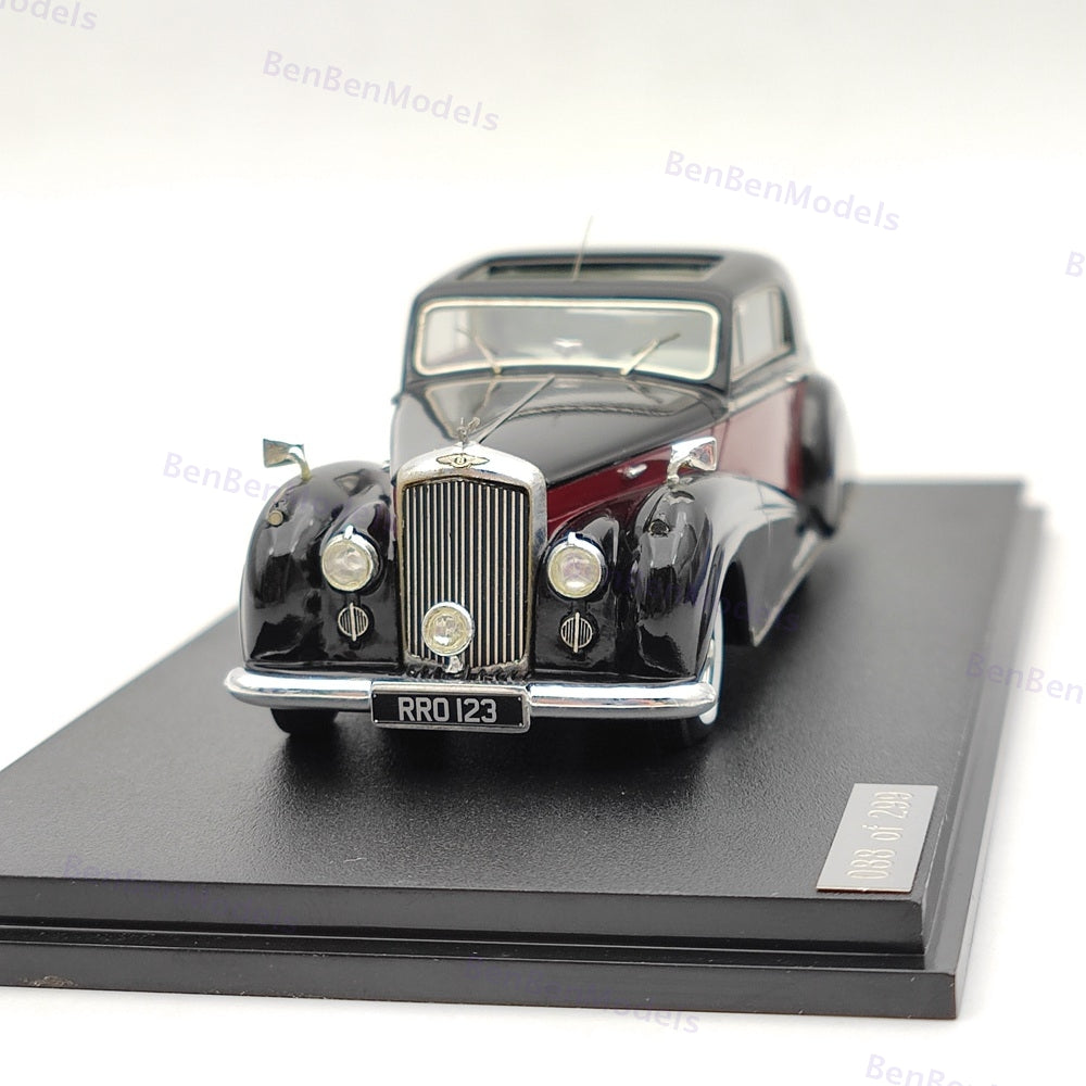 GLM Models 1/43 BENTLEY MK VI Park Ward FHC Black #43204202 1950 Resin Car