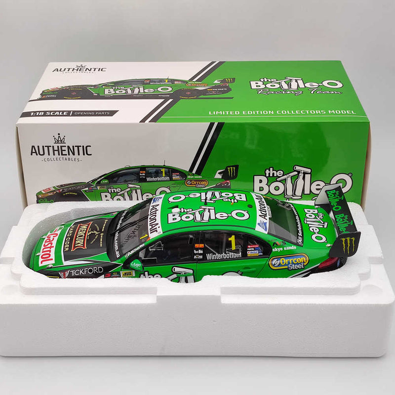 1/18 Authentic THE BOTTLE-O RACING TEAM FORD FGX FALCON 2016 MARK WINTERBOTTOM'S