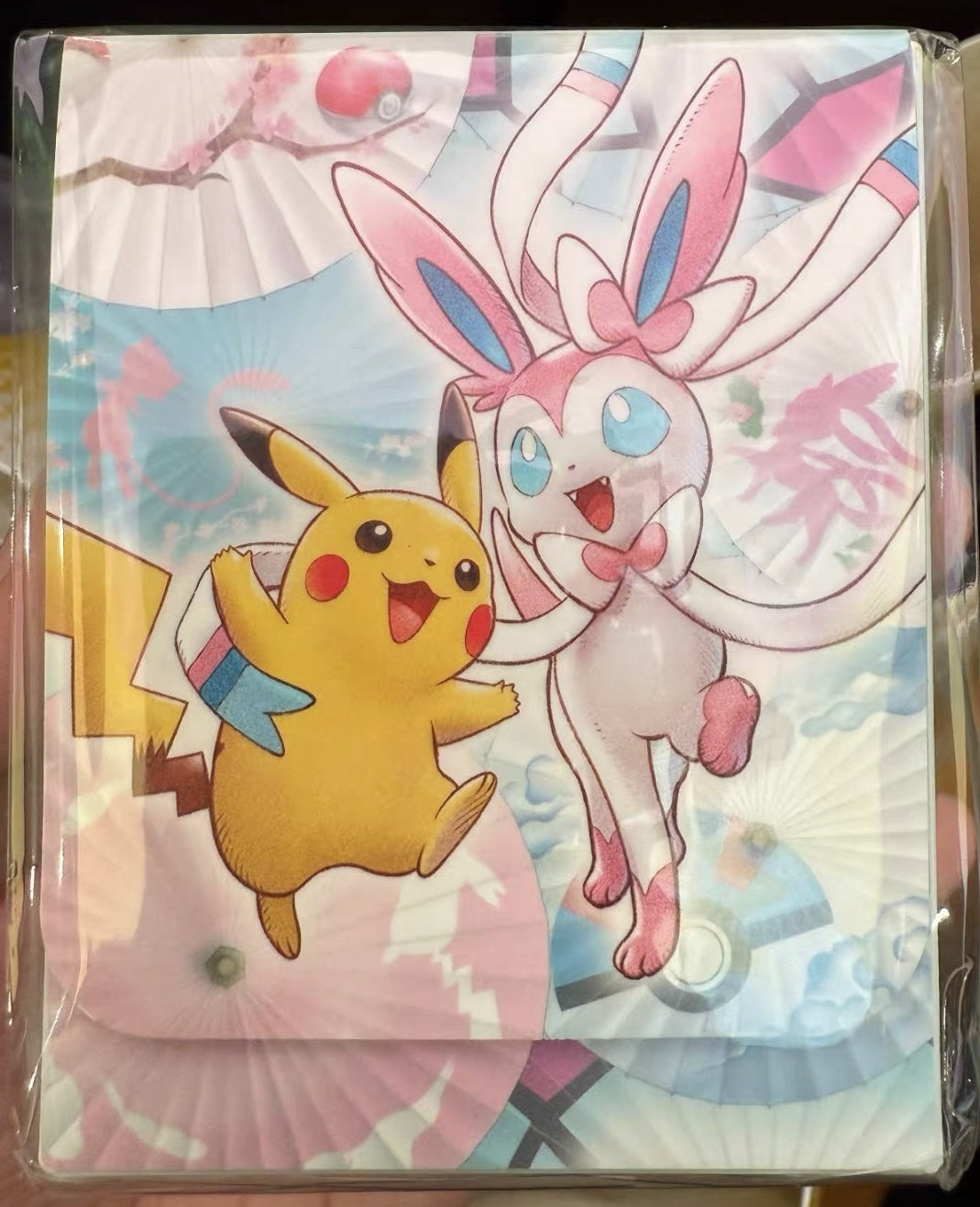 2025 In Stock Pokémon Hangzhou Masters Deck Storage Box Pikachu & Sylveon