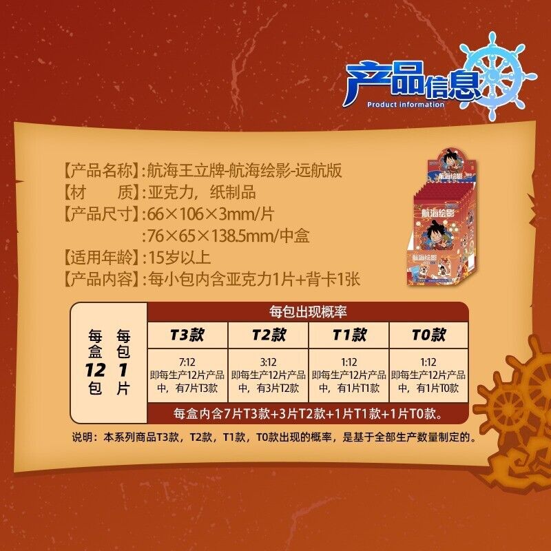 KAYOU One Piece Carte debout One Piece Carte à collectionner Luffy Carte à collectionner scellée