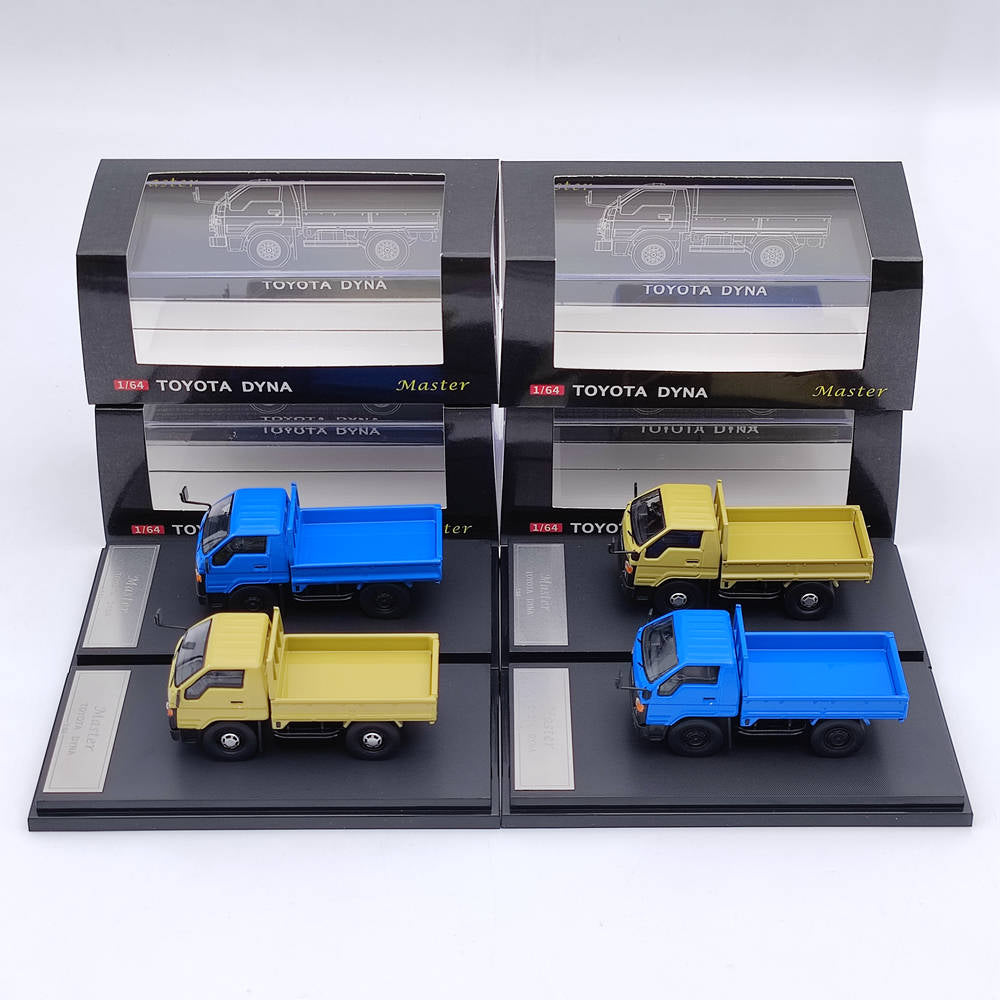 Master 1:64 Toyota Dyna Light Truck Double Rangée Siège Châssis En Métal Jouets Modèles De Voitures Hobby Collection Cadeaux