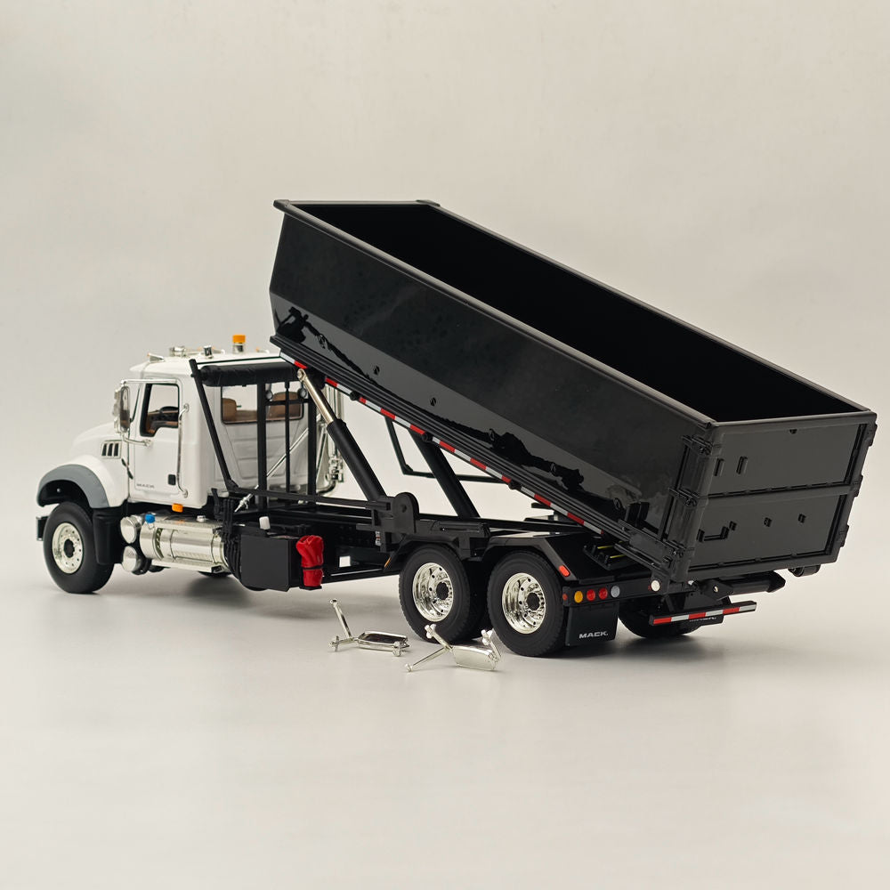 FIRST 1/34 Mack Granite MP Engine Series with Tub-Style Roll-Off Container #4211