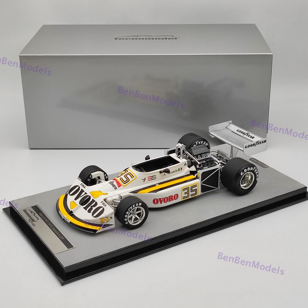1/18 Tecnomodel Mythos March 761 OVORO #35 1976 Swedish GP Arturo Merzario Resin