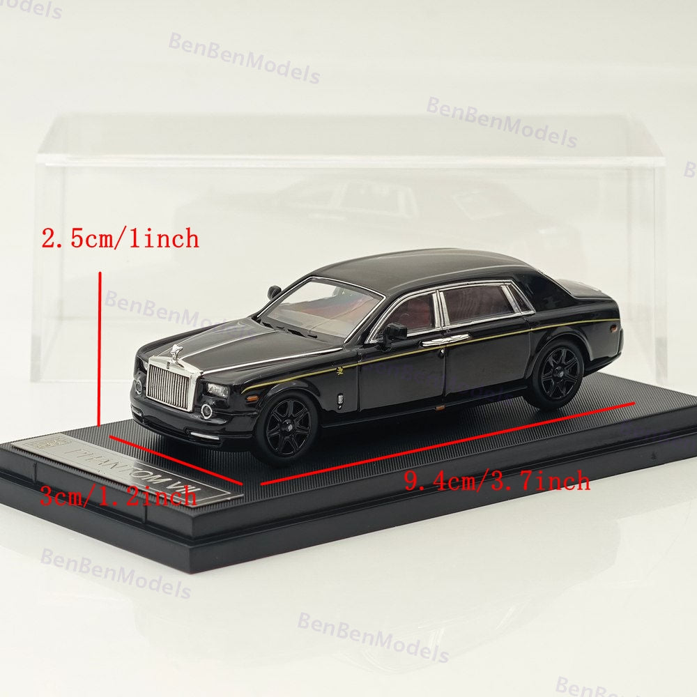 1:64 SW Rolls-Royce Phantom VII 7 Luxury Sedan Sports Model Diecast Metal Car