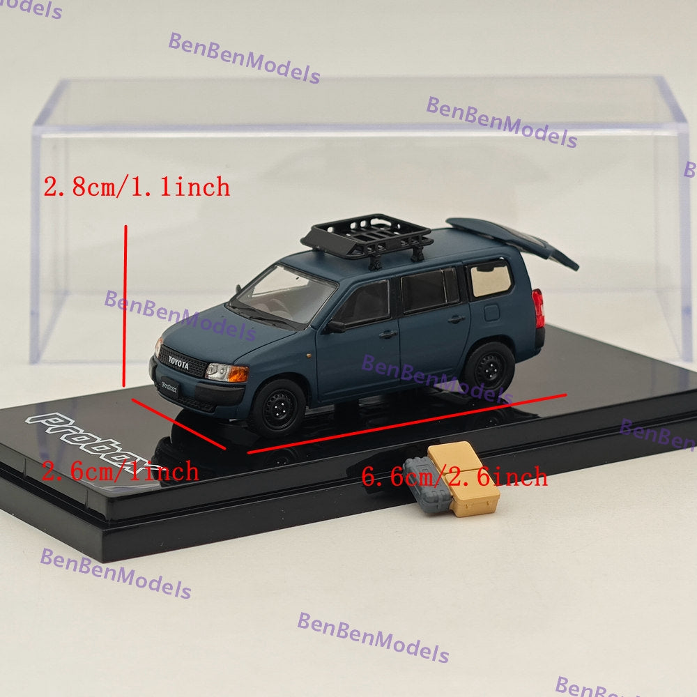 1/64 Hobby Japan Toyota PROBOX CUSTOMIZED VER Matte Blue HJ643062BL Models Car