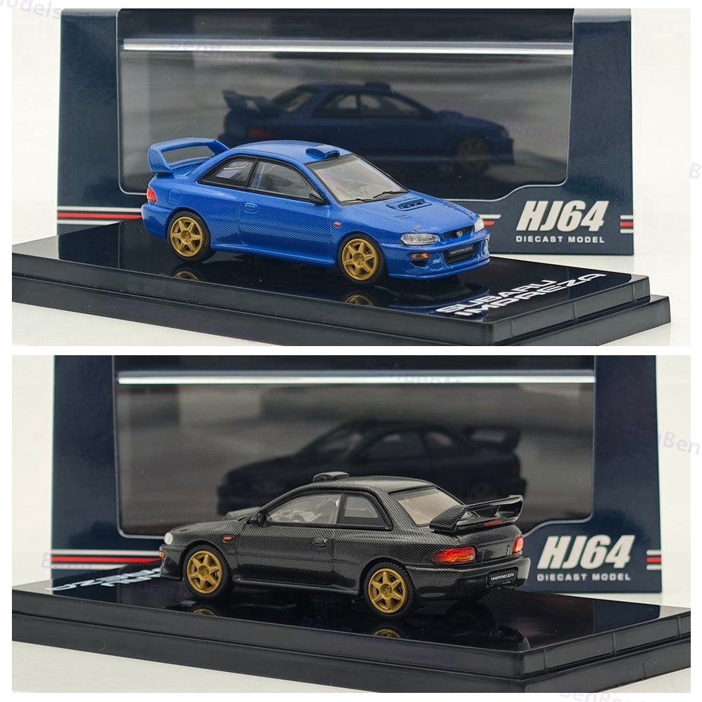 SUBARU Impreza 22B STi Version GC8 Rally Base Car Diecast Model Hobby Japan 1/64