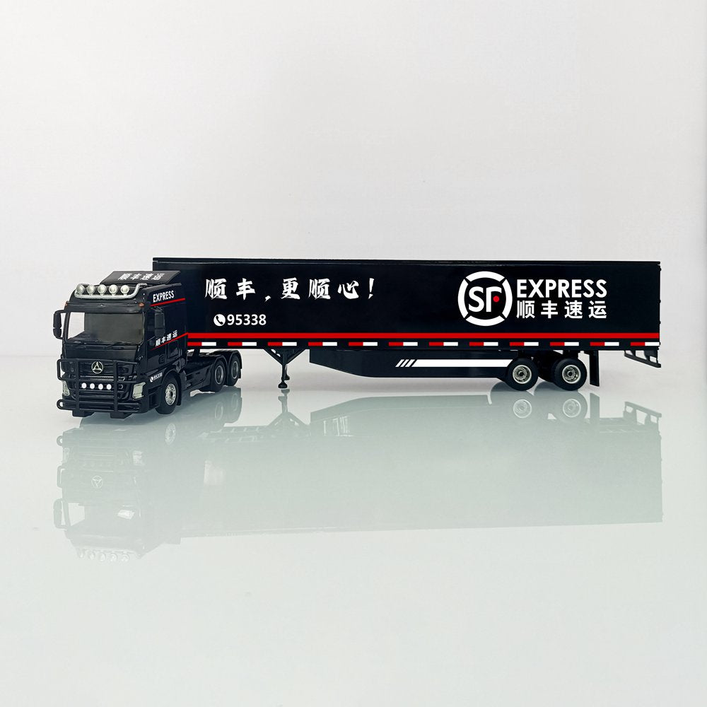 MJ 1:64 Sany Tracteur Camion Yingjie Édition Conteneur Moulé Sous Pression En Alliage Modèle De Voiture Collection Cadeaux Édition Limitée