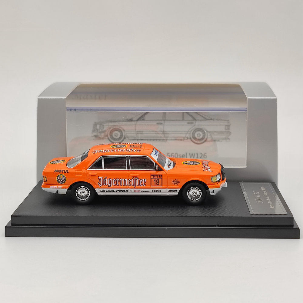 Master 1:64 Mercedes-Benz S560sel W126 6th Diecast Toys Car Models Collection Gifts Limited Edition