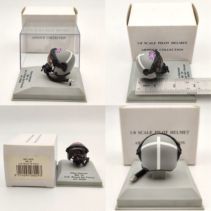 1/8 CDC Armour/Franklin Mint Pilot Helmet HGU 26P/33P/55P/MK 10/Gueneau 316/APH 6B Diecast Model Collection Used